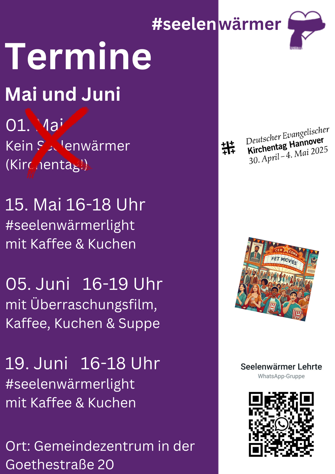 Programmauflistung siehe Fließtext